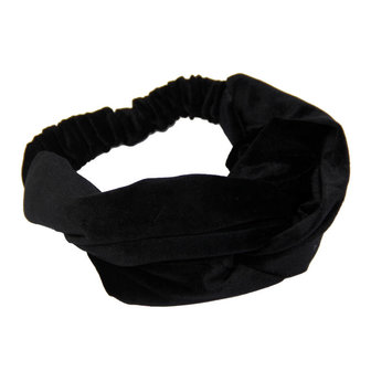 Velvet Haarband Black