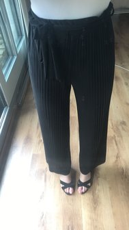 Black Pliss&eacute; Pants