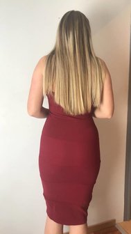 Lux V-Dress Bordeaux