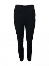 Classy V-Pants Black