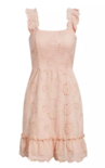 Broderie Dress Peach