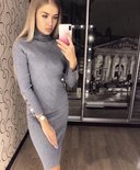 Micha Sweater Dress Grey