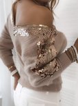 Emilia Sparkle Sweater Rosé