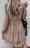 Cheetah Open Back Dress
