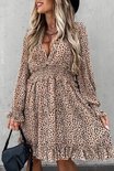 Cheetah Open Back Dress