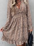Cheetah Open Back Dress
