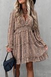 Cheetah Open Back Dress