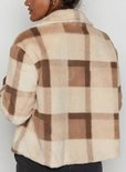 Quintin Fluff Checkered Coat