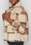 Quintin Fluff Checkered Coat