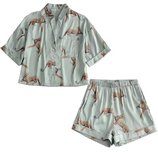 Jona Leo Two Piece Set Green