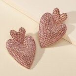 Heart Earrings Pink