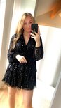 Jayda Sparkle Dress - Black