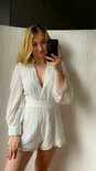 Boho Playsuit- White