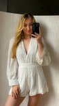 Boho Playsuit- White