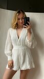 Boho Playsuit- White