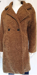 Teddy Long Coat Camel