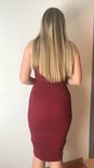 Lux V-Dress Bordeaux