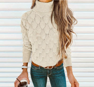 NHS Col Sweater White