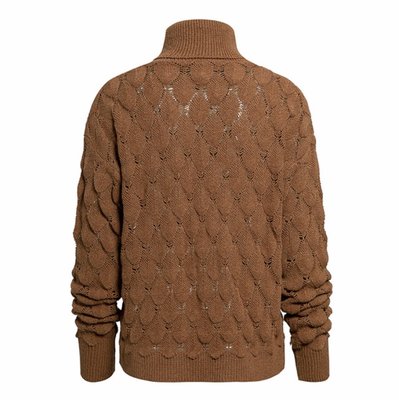 NHS Col Sweater Cognac