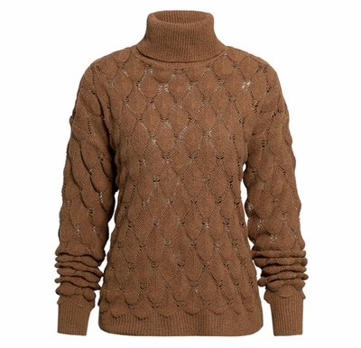 NHS Col Sweater Cognac