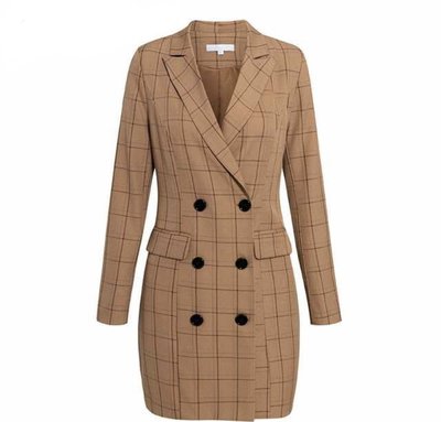 NHS Square Blazer Dress
