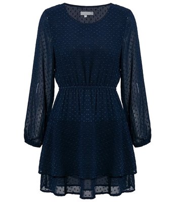 NHS Dots Dress Blue