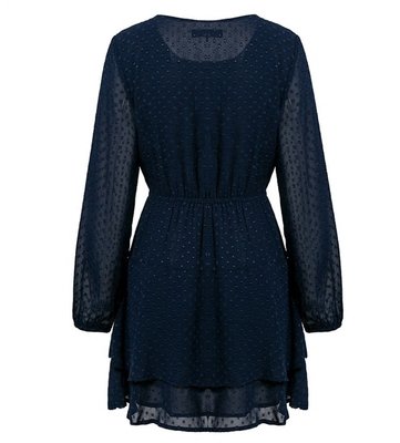 NHS Dots Dress Blue