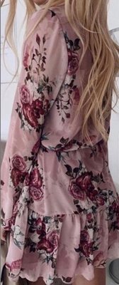 Flower Bow Dress Pink