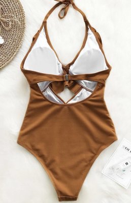 Ruffle Halter Swimsuit