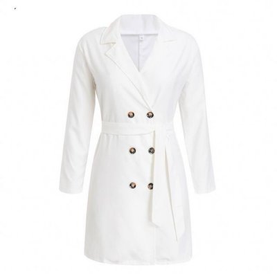 NHS Blazer Dress White