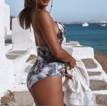 Batik Swimsuit White