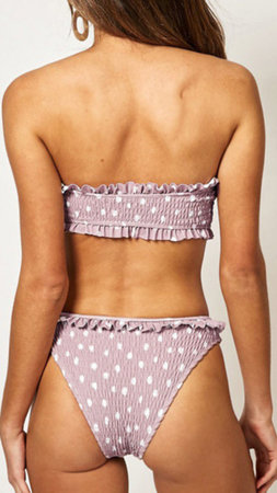 Dots Bikini Lila