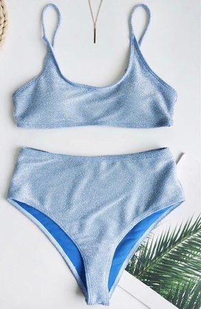 Glitter Bikini Blue