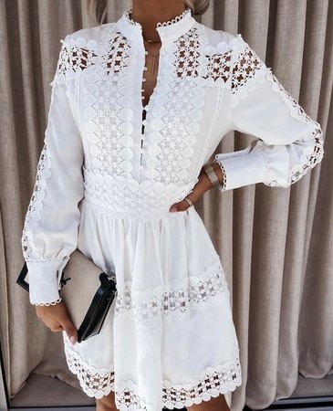 Monaco Dress White