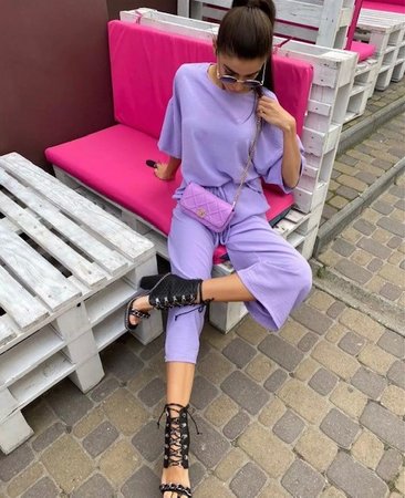 Two Piece Set Lila