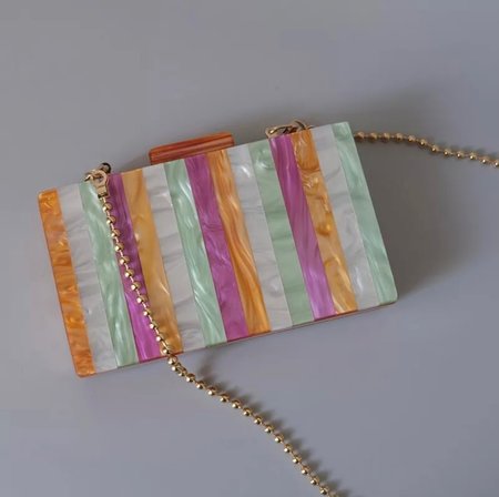 Tropicana Acrylic Clutch