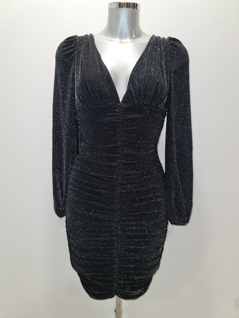 Lurex Dress Black