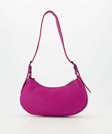 Gigi Leather Bag Fuchsia