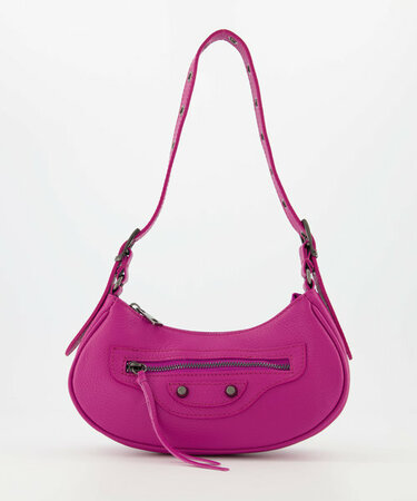 Gigi Leather Bag Fuchsia