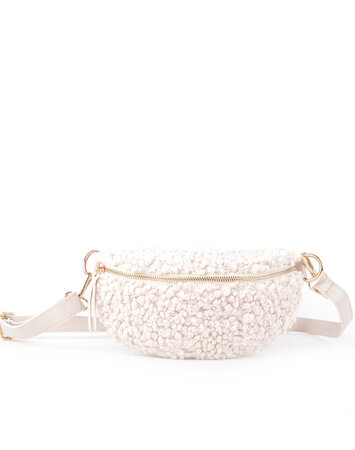 Teddy Bum Bag Mini Creme