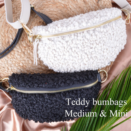 Teddy Bum Bag Mini Creme