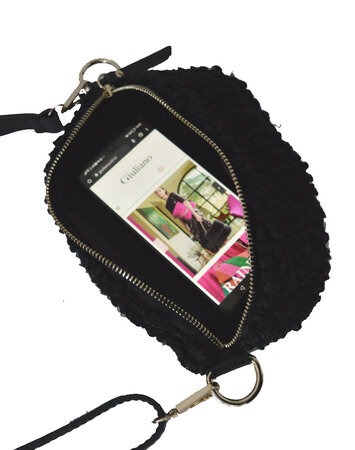 Teddy Bum Bag Mini Black