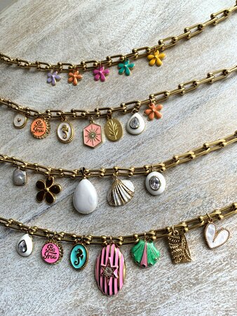 Bloom on Necklace - Gold