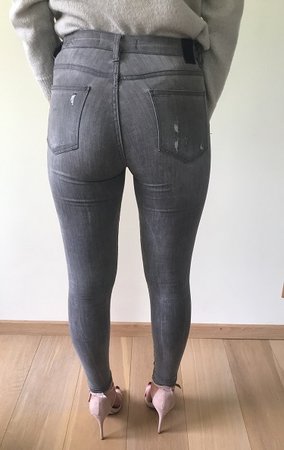 Queen Hearts Jeans Grey