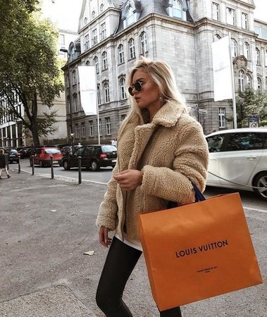 Teddy Coat Beige