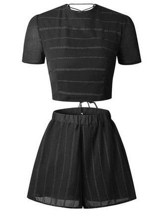 NHS Lace Set Black
