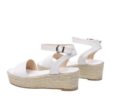 NHS Plateau Sandal white