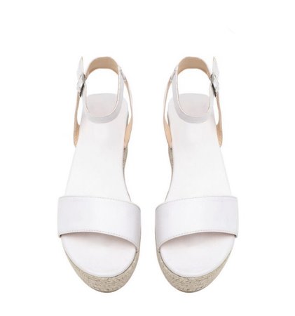 NHS Plateau Sandal white