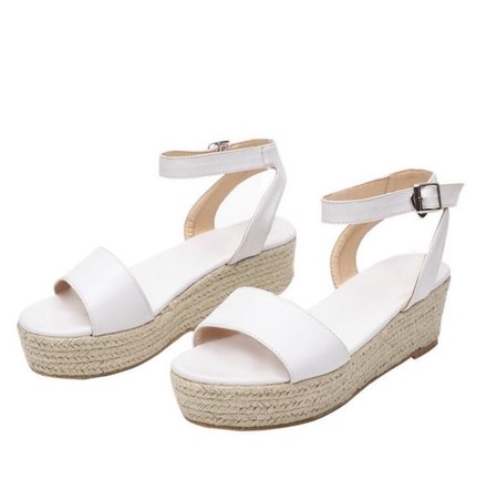NHS Plateau Sandal white