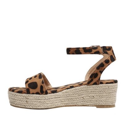 NHS Plateau Sandal Leopard